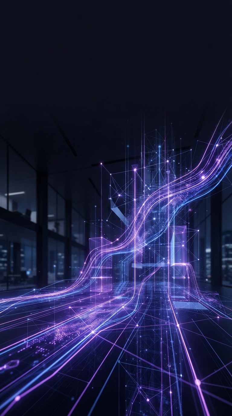 Abstração de fluxo de dados digitais em um ambiente corporativo.